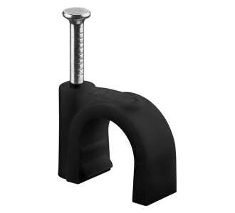 GOOBAY ρόκα στήριξης καλωδίων 64683, 10mm, μαύρο, 100τμχ