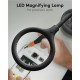 GOOBAY μεγεθυντικός φακός 64990 με κλιπ & βάση, LED, 3 διόπτρες 1.75x GOOBAY μεγεθυντικός φακός 64990 με κλιπ & βάση, LED, 3 διόπτρες 1.75x