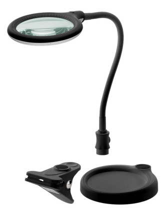 GOOBAY μεγεθυντικός φακός 64990 με κλιπ & βάση, LED, 3 διόπτρες 1.75x GOOBAY μεγεθυντικός φακός 64990 με κλιπ & βάση, LED, 3 διόπτρες 1.75x