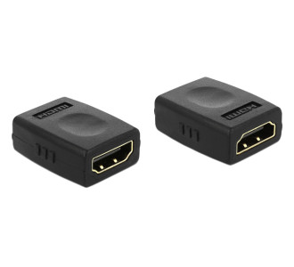 DELOCK αντάπτορας HDMI θηλυκό σε θηλυκό 65049, 4K/30Hz, μαύρος