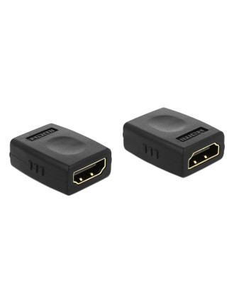 DELOCK αντάπτορας HDMI θηλυκό σε θηλυκό 65049, 4K/30Hz, μαύρος