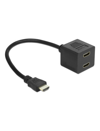 DELOCK HDMI splitter 65226 με Ethernet, 2 σε 1, 1080p, μαύρο DELOCK HDMI splitter 65226 με Ethernet, 2 σε 1, 1080p, μαύρο