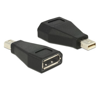 DELOCK αντάπτορας mini DisplayPort σε DisplayPort 65238, 4K/60Hz, μαύρος DELOCK αντάπτορας mini DisplayPort σε DisplayPort 65238, 4K/60Hz, μαύρος