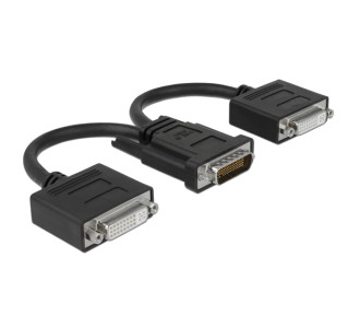 DELOCK αντάπτορας DMS-59 σε 2x DVI 65281, 20cm, μαύρος DELOCK αντάπτορας DMS-59 σε 2x DVI 65281, 20cm, μαύρος