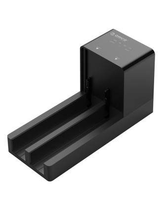 ORICO docking station για 2.5" ή 3.5" SATA HDD/SSD 6528US3-C, 2 θέσεων, 5Gbps, clone function, μαύρο