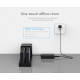 ORICO docking station για 2.5" ή 3.5" SATA HDD/SSD 6528US3-C, 2 θέσεων, 5Gbps, clone function, μαύρο