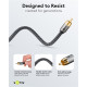 GOOBAY καλώδιο ήχου RCA σε RCA 65298, 5m, μαύρο/ασημί GOOBAY καλώδιο ήχου RCA σε RCA 65298, 5m, μαύρο/ασημί
