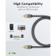 GOOBAY καλώδιο ήχου RCA σε RCA 65298, 5m, μαύρο/ασημί GOOBAY καλώδιο ήχου RCA σε RCA 65298, 5m, μαύρο/ασημί