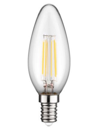 GOOBAY LED λάμπα candle 65390, E14, Filament, 4W, 2700K, 470lm