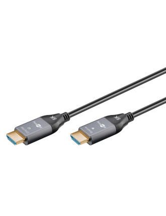 GOOBAY καλώδιο HDMI 2.1 65559 με Ethernet, 8K/60Hz, 48 Gbps, 20m, μαύρο