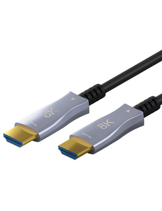 GOOBAY καλώδιο HDMI 2.1 65561 με Ethernet, 8K/60Hz, 48 Gbps, 40m, μαύρο