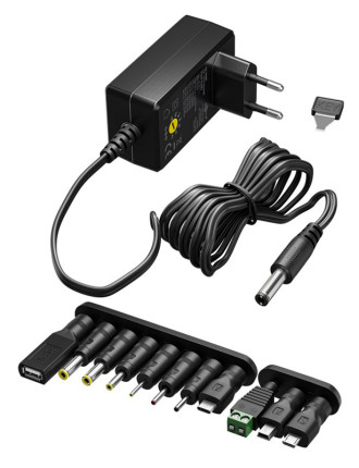 GOOBAY επιτοίχιος φορτιστής 65592, 3V-12V, 3.6W, 12 tips GOOBAY επιτοίχιος φορτιστής 65592, 3V-12V, 3.6W, 12 tips