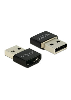 DELOCK αντάπτορας USB σε HDMI-A θηλυκό 65680, μαύρος