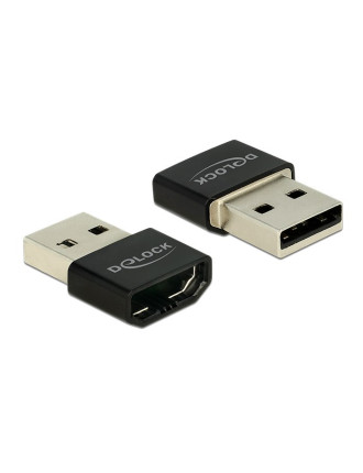 DELOCK αντάπτορας USB σε HDMI-A θηλυκό 65680, μαύρος DELOCK αντάπτορας USB σε HDMI-A θηλυκό 65680, μαύρος
