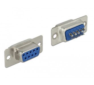 DELOCK Connector Σειριακής θύρας Sub-D9 με ακίδες, female