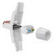 GOOBAY βύσμα RJ45 65942, CAT 6 UTP, tool-free, λευκό GOOBAY βύσμα RJ45 65942, CAT 6 UTP, tool-free, λευκό