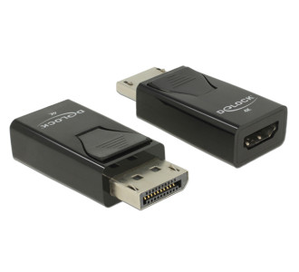 DELOCK αντάπτορας DisplayPort σε HDMI 66234, 4K/30Hz, Passive, μαύρος DELOCK αντάπτορας DisplayPort σε HDMI 66234, 4K/30Hz, Passive, μαύρος