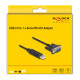 DELOCK καλώδιο USB σε RS-232 66461, 921.6Kbps, 50cm, μαύρο DELOCK καλώδιο USB σε RS-232 66461, 921.6Kbps, 50cm, μαύρο