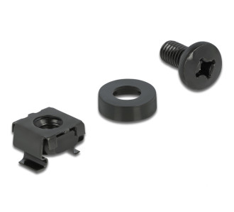 DELOCK σετ βίδες με παξιμάδια 66548 για καμπίνα δικτύου, M6/12mm, 20τμχ