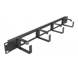 DELOCK Cable Managment για rack 66658, 4 θέσεων, 1U, μεταλλικό