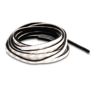 DELOCK αυτοκόλλητη μονωτική ταινία 66892 για παράθυρα, 5mm, 5m, μαύρη