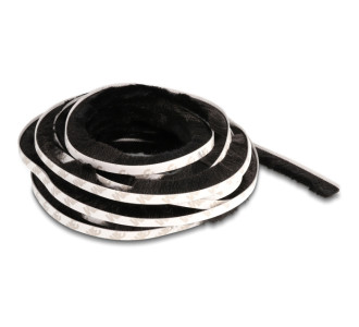 DELOCK αυτοκόλλητη μονωτική ταινία 66895 για παράθυρα, 15mm, 5m, μαύρη