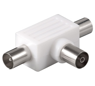 GOOBAY αντάπτορας κεραίας 67219 2x αρσενικό σε θηλυκό, 10τμχ, λευκό GOOBAY αντάπτορας κεραίας 67219 2x αρσενικό σε θηλυκό, 10τμχ, λευκό