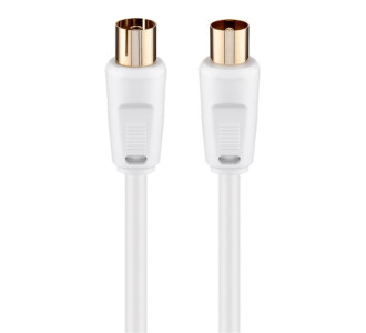 GOOBAY καλώδιο κεραίας 67286, αρσενικό σε θηλυκό, 80dB, 7.5m, λευκό GOOBAY καλώδιο κεραίας 67286, αρσενικό σε θηλυκό, 80dB, 7.5m, λευκό