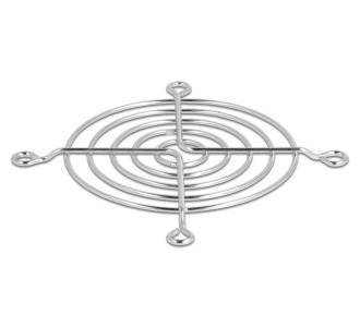 DELOCK σχάρα για 80mm ανεμιστήρα 67306, μεταλλική, ασημί