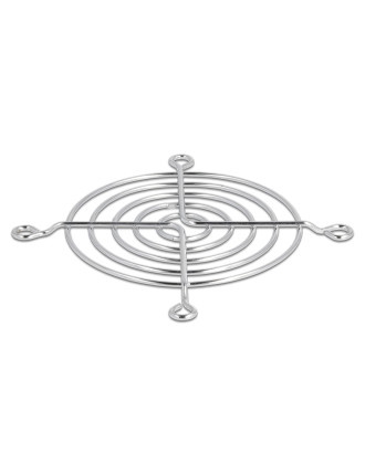 DELOCK σχάρα για 80mm ανεμιστήρα 67306, μεταλλική, ασημί