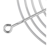 DELOCK σχάρα για 92mm ανεμιστήρα 67307, μεταλλική, ασημί