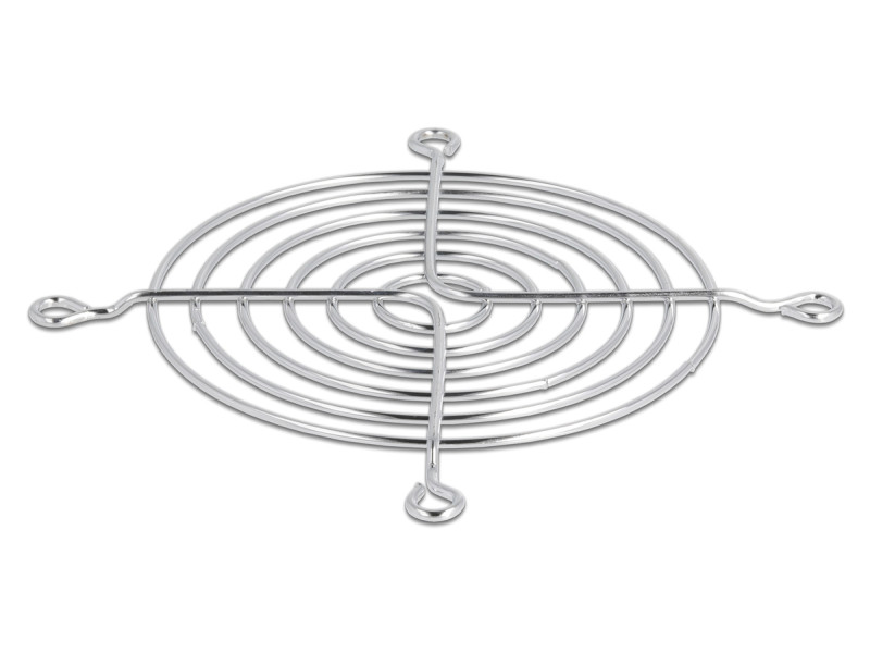 DELOCK σχάρα για 92mm ανεμιστήρα 67307, μεταλλική, ασημί