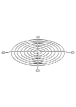 DELOCK σχάρα για 120mm ανεμιστήρα 67308, μεταλλική, ασημί