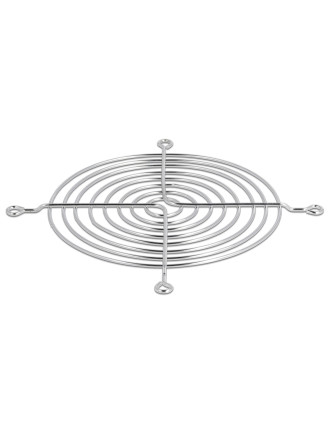 DELOCK σχάρα για 120mm ανεμιστήρα 67308, μεταλλική, ασημί
