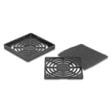 DELOCK σχάρα για 60mm ανεμιστήρα 67310 με φίλτρο σκόνης, πλαστική, μαύρη