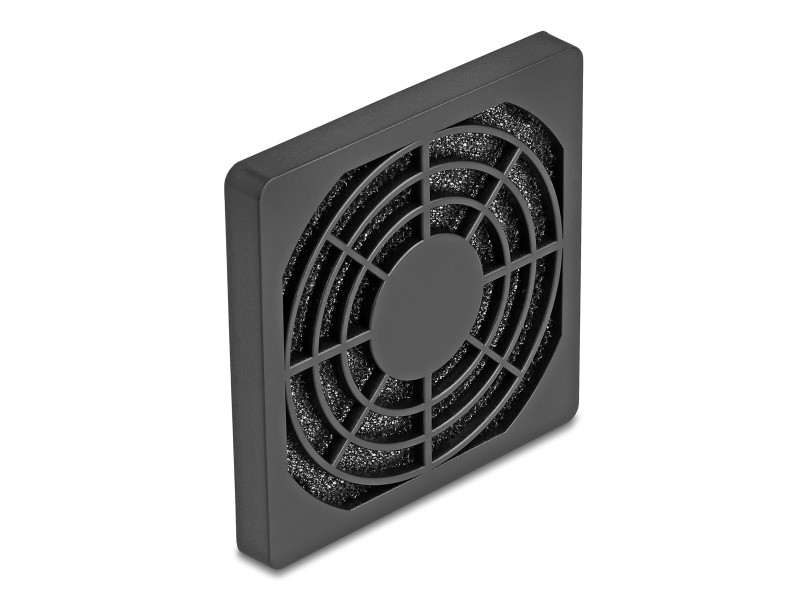 DELOCK σχάρα για 60mm ανεμιστήρα 67310 με φίλτρο σκόνης, πλαστική, μαύρη