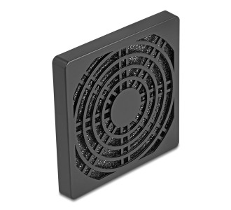 DELOCK σχάρα για 80mm ανεμιστήρα 67311 με φίλτρο σκόνης, πλαστική, μαύρη