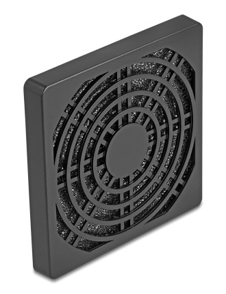 DELOCK σχάρα για 80mm ανεμιστήρα 67311 με φίλτρο σκόνης, πλαστική, μαύρη