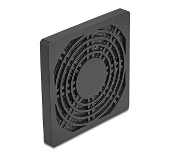 DELOCK σχάρα για 92mm ανεμιστήρα 67312 με φίλτρο σκόνης, πλαστική, μαύρη