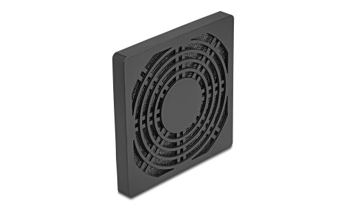 DELOCK σχάρα για 92mm ανεμιστήρα 67312 με φίλτρο σκόνης, πλαστική, μαύρη