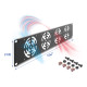 DELOCK κάλυμμα για 4x 80mm ανεμιστήρες 67416 για rack 19"/2U, μεταλλικό, μαύρο