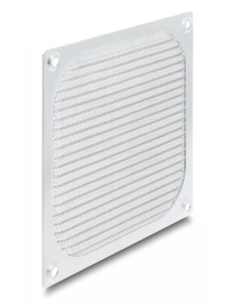 DELOCK σχάρα για 120mm ανεμιστήρα 67458 με φίλτρο σκόνης, μεταλλική, ασημί