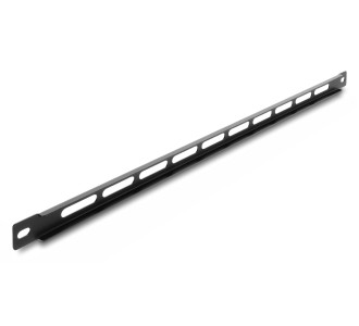 DELOCK cable management panel 67459 για rack 19", 0.5U, βάθος 9mm, μεταλλικό, μαύρο