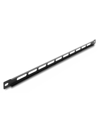 DELOCK cable management panel 67459 για rack 19", 0.5U, βάθος 9mm, μεταλλικό, μαύρο