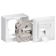 GOOBAY επιτοίχια πρίζα CAT 6 68244, 2x RJ45, 80x80mm, λευκή GOOBAY επιτοίχια πρίζα CAT 6 68244, 2x RJ45, 80x80mm, λευκή