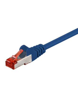GOOBAY καλώδιο δικτύου 68266, CAT 6 S/FTP, copper, 250MHz, 0.5m, μπλε