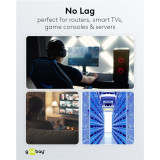 GOOBAY καλώδιο δικτύου 68270, CAT 6 S/FTP, copper, 250MHz, 5m, μπλε