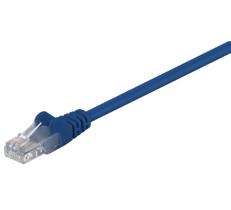 GΟOBAY καλώδιο δικτύου 68340, CAT 5e U/UTP, CCA, PVC, 1m, μπλε