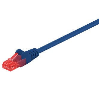 GΟOBAY καλώδιο δικτύου 68437, CAT 6 U/UTP, CCA, PVC, 1m, μπλε