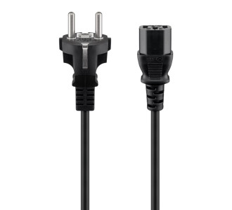 GOOBAY καλώδιο τροφοδοσίας 68605, 0.75mm², 1.5m, μαύρο